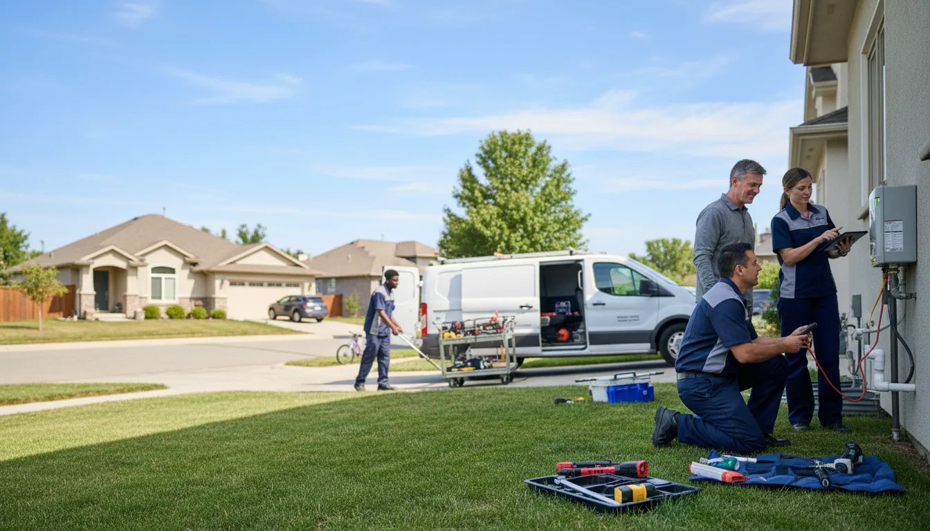 Tankless water heater service in Emden, MO
